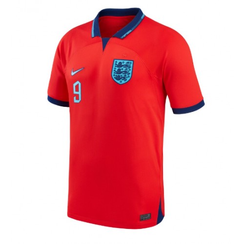 Anglia Harry Kane #9 Koszulka Wyjazdowych MŚ 2022 Krótki Rękaw